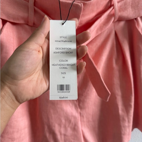 NWT VERONICA BEARD Ashford Belted Paperbag Shorts - Picture 9 of 9